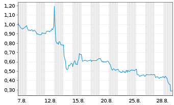 Chart Mini Future Short PVA TePla - 1 Month