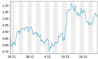 Chart Mini Future Long Muenchener Rueck - 1 Monat