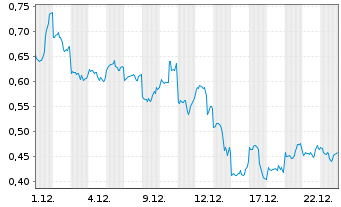 Chart Mini Future Long Alibaba - 1 Monat