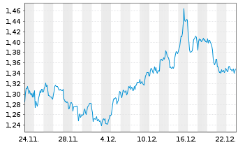 Chart Mini Future Short Shell - 1 Monat