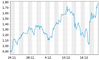 Chart Mini Future Long Micron - 1 Monat