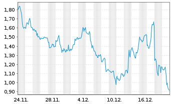 Chart Mini Future Short Micron - 1 Monat