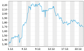 Chart Mini Future Long BMW - 1 Monat