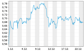 Chart Mini Future Short S&T - 1 Monat