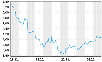 Chart Mini Future Long Adyen - 1 Monat