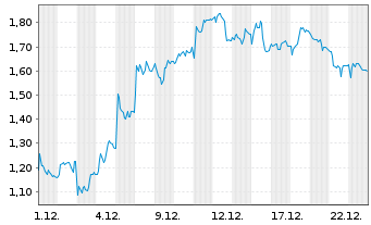 Chart Mini Future Long Salzgitter - 1 Monat