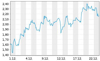 Chart Mini Future Long Standard Lithium - 1 Monat