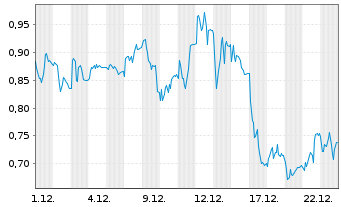 Chart Mini Future Long secunet - 1 Monat