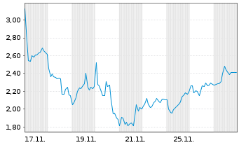 Chart Mini Future Long Adyen - 1 Monat