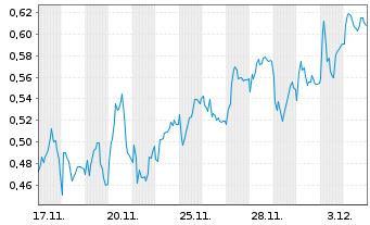 Chart Mini Future Long Indus Holding - 1 Monat
