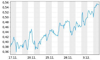 Chart Mini Future Long Indus Holding - 1 Monat