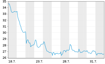 Chart Endomines Finland OYJ  - 1 mois