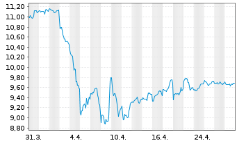 Chart Amu.S&P Gl ENE.CAR.RED.ETF - 1 Monat