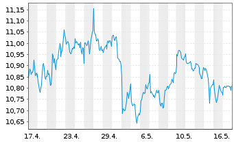 Chart Amu.S&P Gl ENE.CAR.RED.ETF - 1 Month