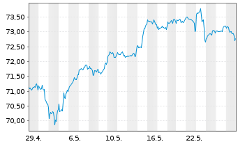 Chart Amu.ETF-MSCI USA ESG Lead.ETF - 1 Monat