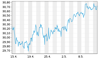 Chart SPDR Morningstar MA.G.In.U.ETF - 1 Month