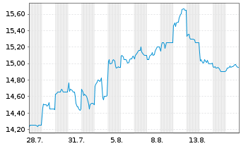 Chart Medipal Holdings Corp. - 1 Monat