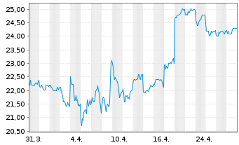 Chart SUMITOMO OSAKA CEMENT CO. LTD. - 1 mois