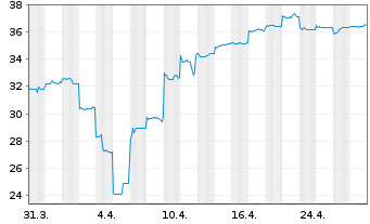 Chart Japan Steel Works Ltd., The - 1 mois