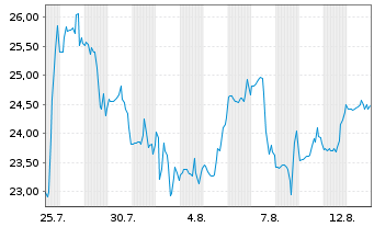 Chart ACCELERANT HLDGS - 1 Month