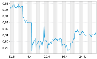 Chart L.K. Technology Holdings Ltd. - 1 Monat