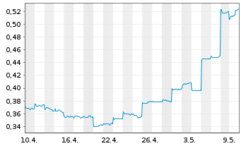 Chart L.K. Technology Holdings Ltd. - 1 mois