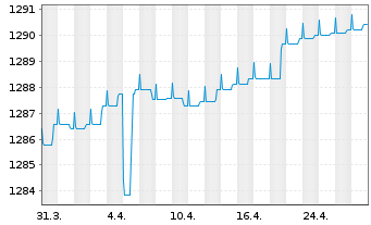 Chart Deka-Flex: Euro - 1 Month