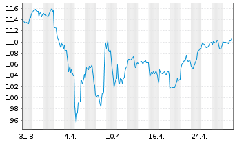 Chart Multiflex- The Singularity Fd Act.Nom. D3 USD Acc. - 1 mois