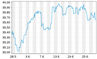 Chart AIS-Amun.Idx US Corp. SRI - 1 Monat