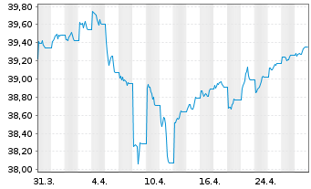 Chart AIS-Amun.Idx US Corp. SRI - 1 Monat