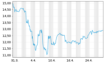 Chart Star Bulk Carries Corp. - 1 Month