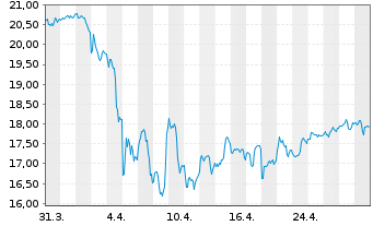 Chart Capital Southwest Corp. - 1 Month