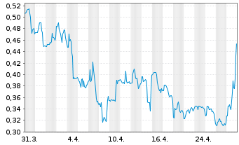 Chart Gold Resource Corp. - 1 Month