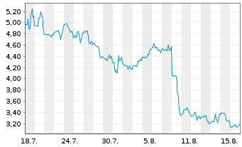 Chart Inuvo Inc. - 1 Monat