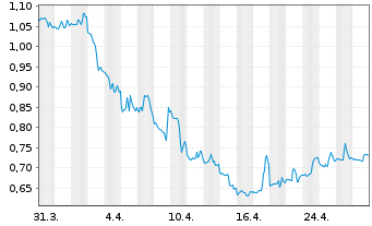 Chart Nine Energy Service Inc. - 1 mois