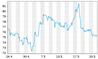 Chart Palomar Holdings Inc. - 1 Monat