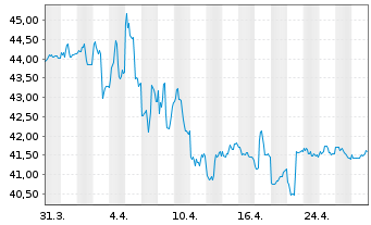 Chart SPDR Nuv.Bl.Ba.Sh.Te.Mu.Bd ETF - 1 mois