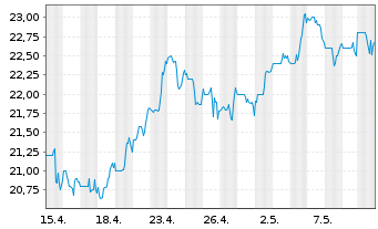 Chart Seacoast Banking Corp. of Fla. - 1 Monat