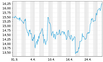 Chart Select Medical Holdings Corp. - 1 Month