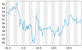 Chart Trex Co. Inc. - 1 mois