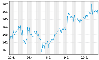 Chart Vanguard Adm.Fds-S&P 500 Value - 1 Monat
