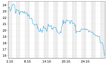 Chart Next Technology Holding Inc. - 1 Month