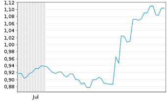 Chart SRG Global Ltd. - 6 Months