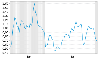 Chart Mini Future Long Tesla - 6 mois