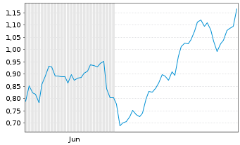 Chart Mini Future Long Palantir - 6 Monate