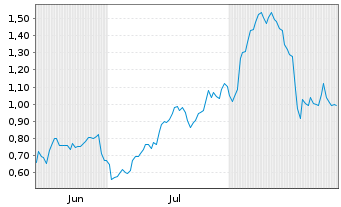 Chart Mini Future Long Palantir - 6 Months