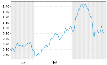 Chart Mini Future Long Palantir - 6 Months