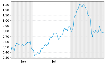 Chart Mini Future Long Palantir - 6 Months