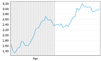 Chart Mini Future Long Volkswagen - 6 Monate
