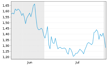 Chart Mini Future Long Berkshire Hathaway - 6 mois